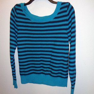 So Long Sleeve Striped Sweater  XL